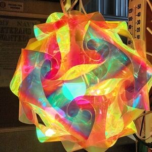 LG. - Iridescent Lamp Light, Comes with 16 color changing bulb &…